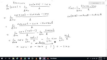 Math 2413 Sec 3.5 (part 1) Derivatives of Trig Functions
