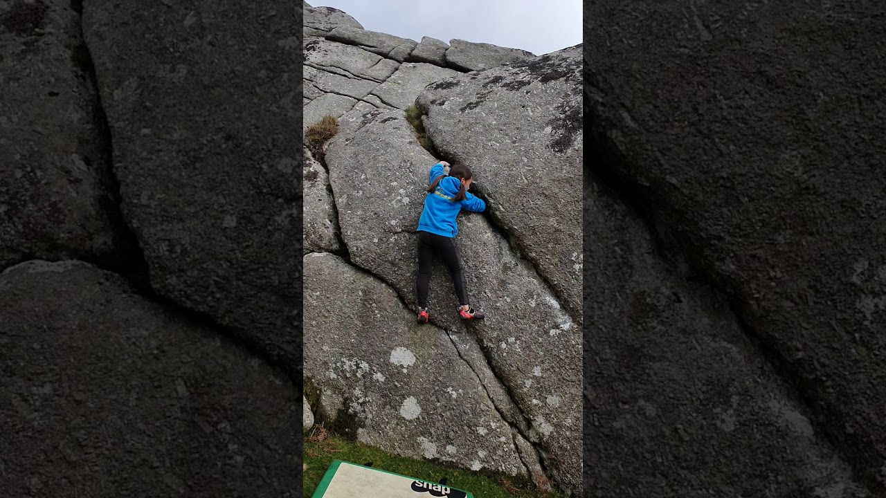The Egg (V4), Bonehill Rocks, Dartmoor