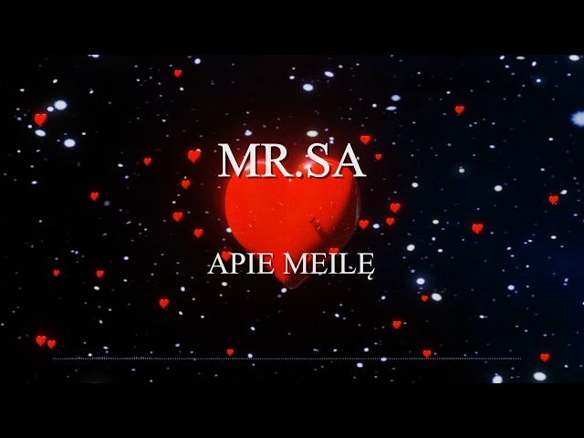 MR.SA  -  APIE MEILĘ class=