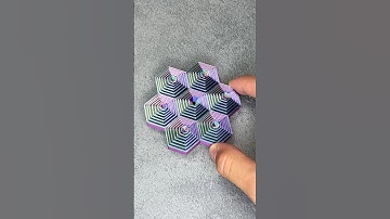 Hexagon fidget toy🤩#layerworks #fidget #fidgettoys #toy #toys #3dprinting #3dprinted #3dprinter