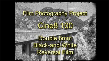FPP Cine8 100 Black and White Double 8mm Film Test