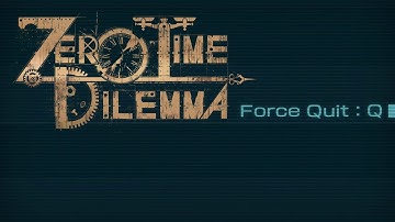 Force Quit Box: Q | Zero Escape: Zero Time Dilemma (Force Quit: Q)