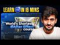 Learn After Effects in 16 Minutes | Complete Tutorial