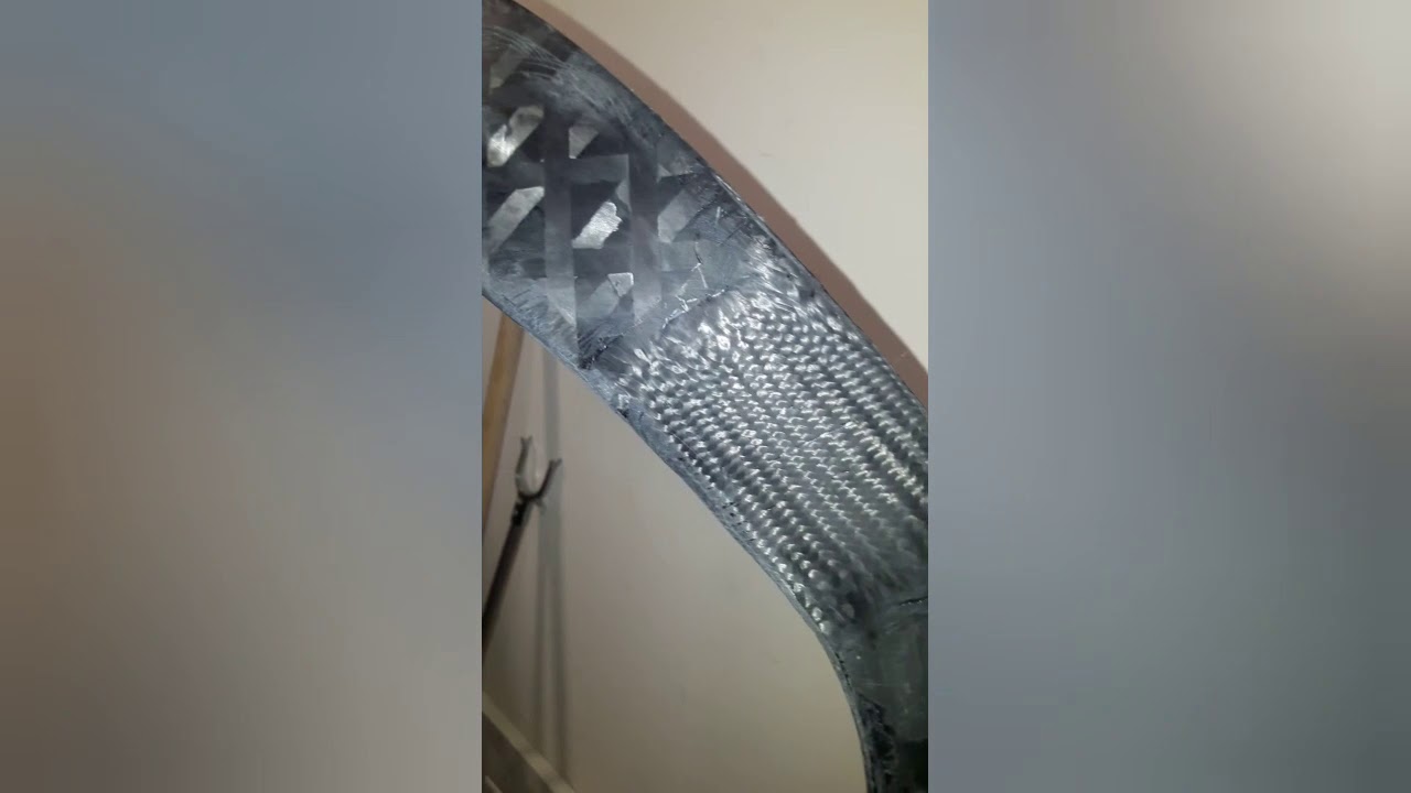 Ремонт клюшки. Трещина крюка 3 часть - YouTube