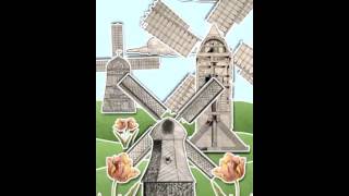 Vintage Papercraft Windmills Live Wallpaper screenshot 1