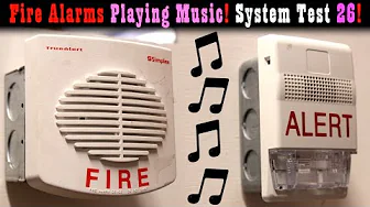 Fire Alarms that Play Music! | Wheelock & Fire-Lite Voice Evac System Test 26!