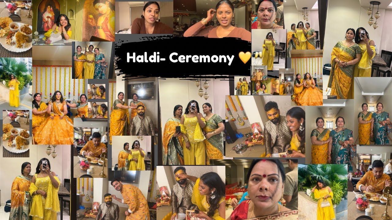Haldi- Ceremony💛🥂|| Love-marriage😱|| Bhai & Bhabhi🥳|| 