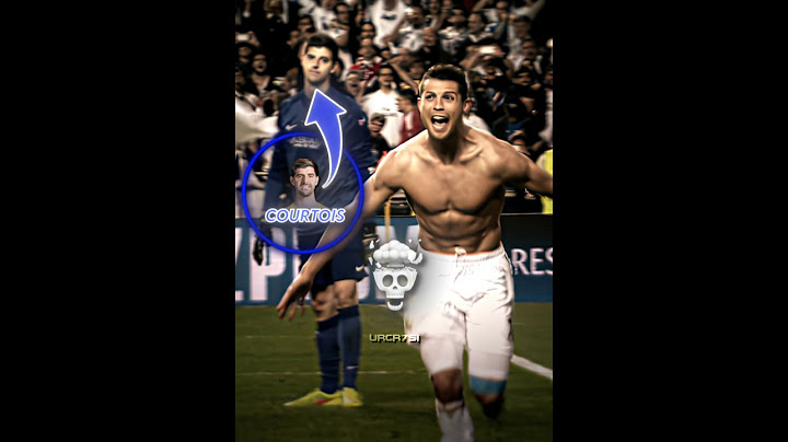 When Ronaldo Plays vs Courtois 🤯🔥