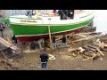 "Leah Caroline" Schooner Launch, Trinity Newfoundland, 7 July 2012