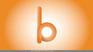 Creative logo design in illustrator | b letter logo design