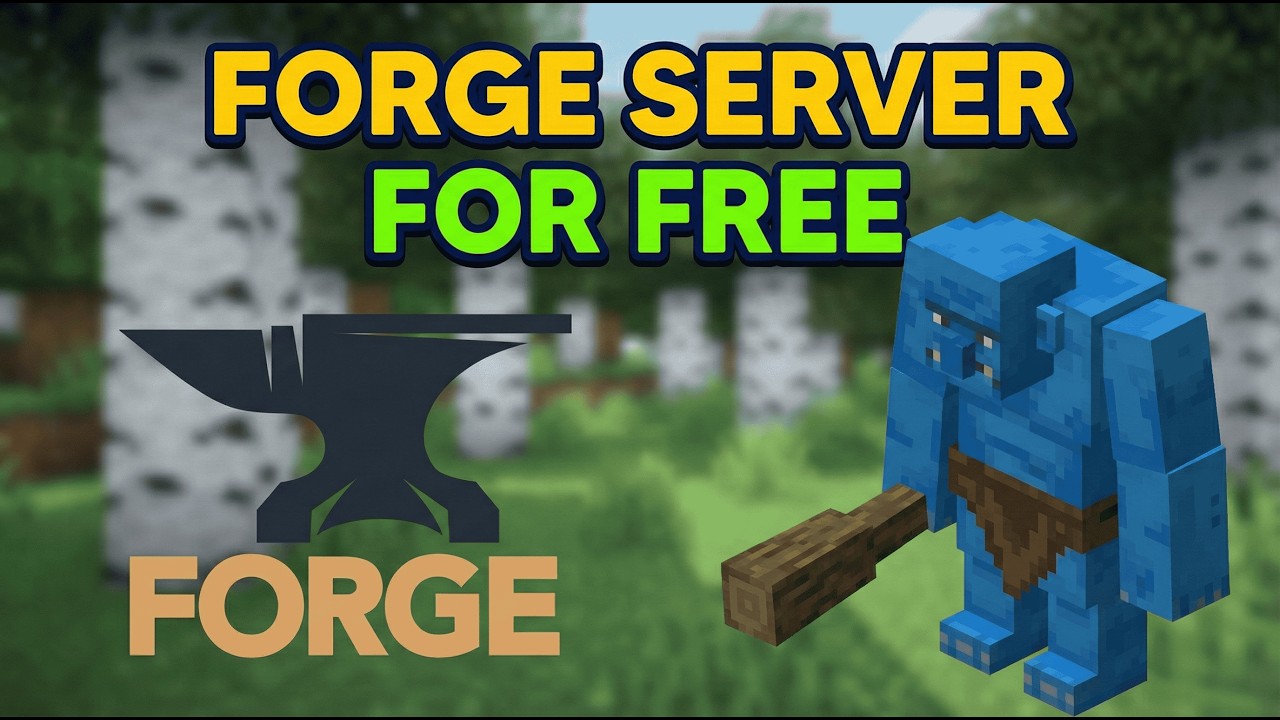 How to Make a Free Forge Server in Minecraft (MODS) - YouTube