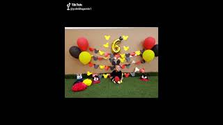 Idea Mejor Decoración Mickey Mouse Bebe, Foto De Mes A Mes