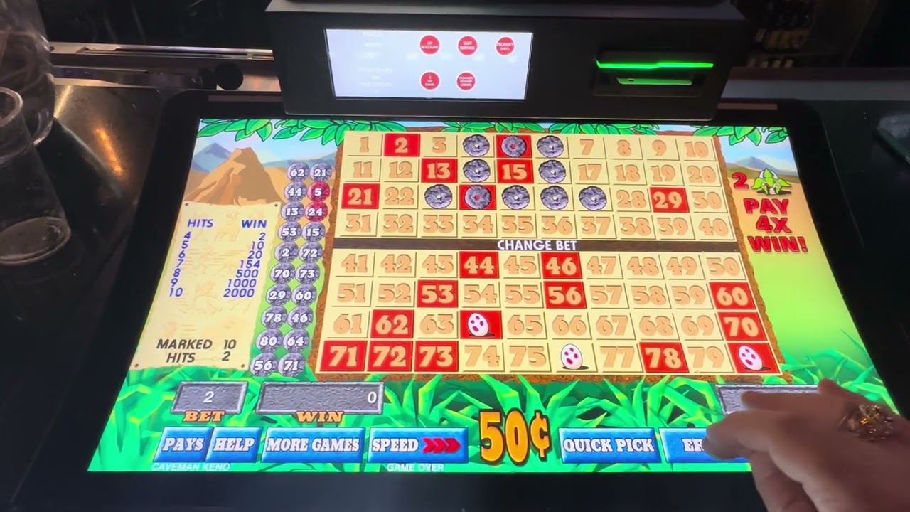 Caveman Keno at Harahs Cherokee!