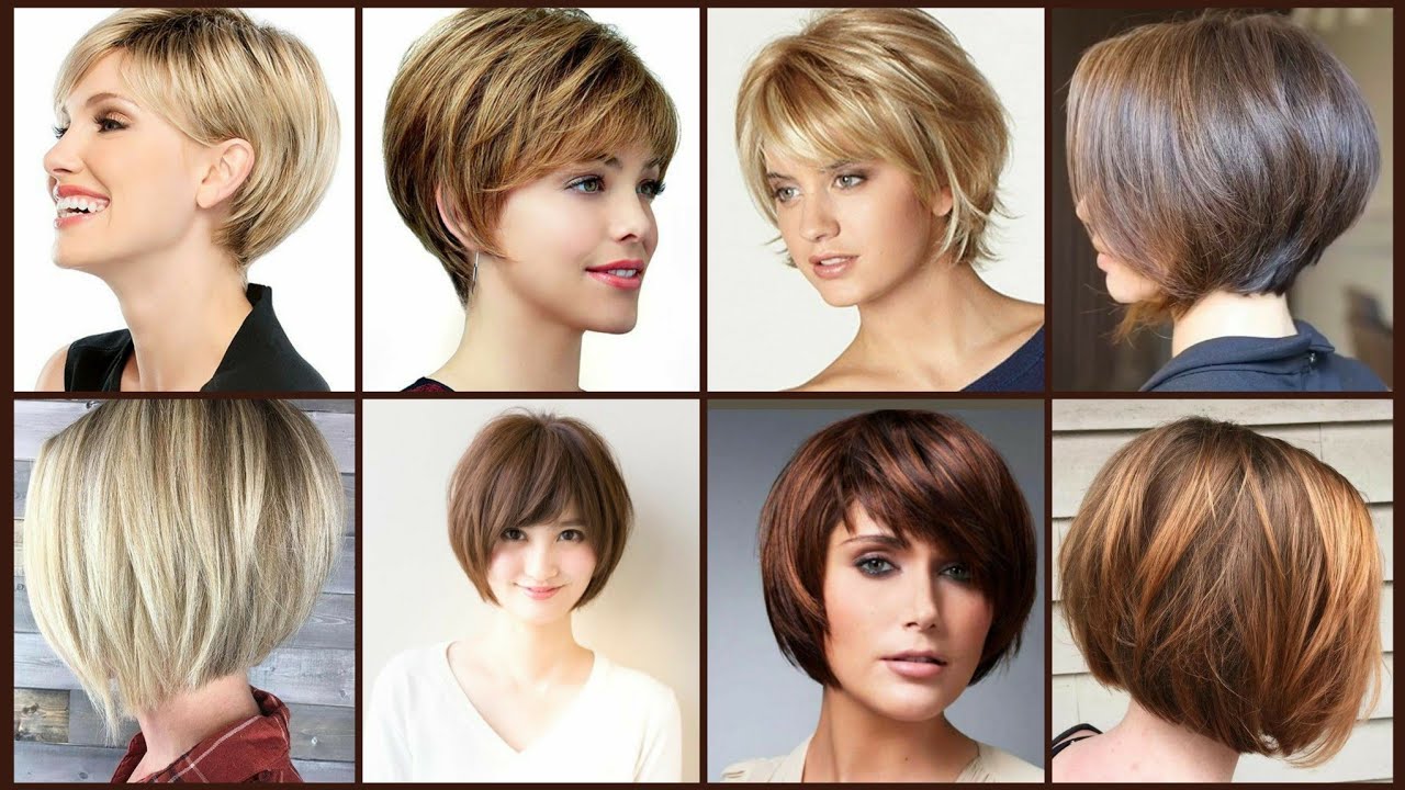 Short Bob Haircuts || stylish short Bob Hairstyles - YouTube