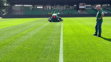 Traqnology UEFA & FIFA GPS Mowing Design