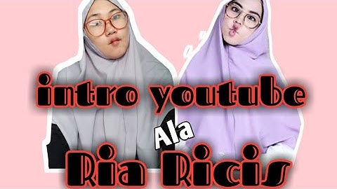 #tutorial #riaricisofficial Cara bikin intro youtube ala ria ricis ?menggunakan filmorago!