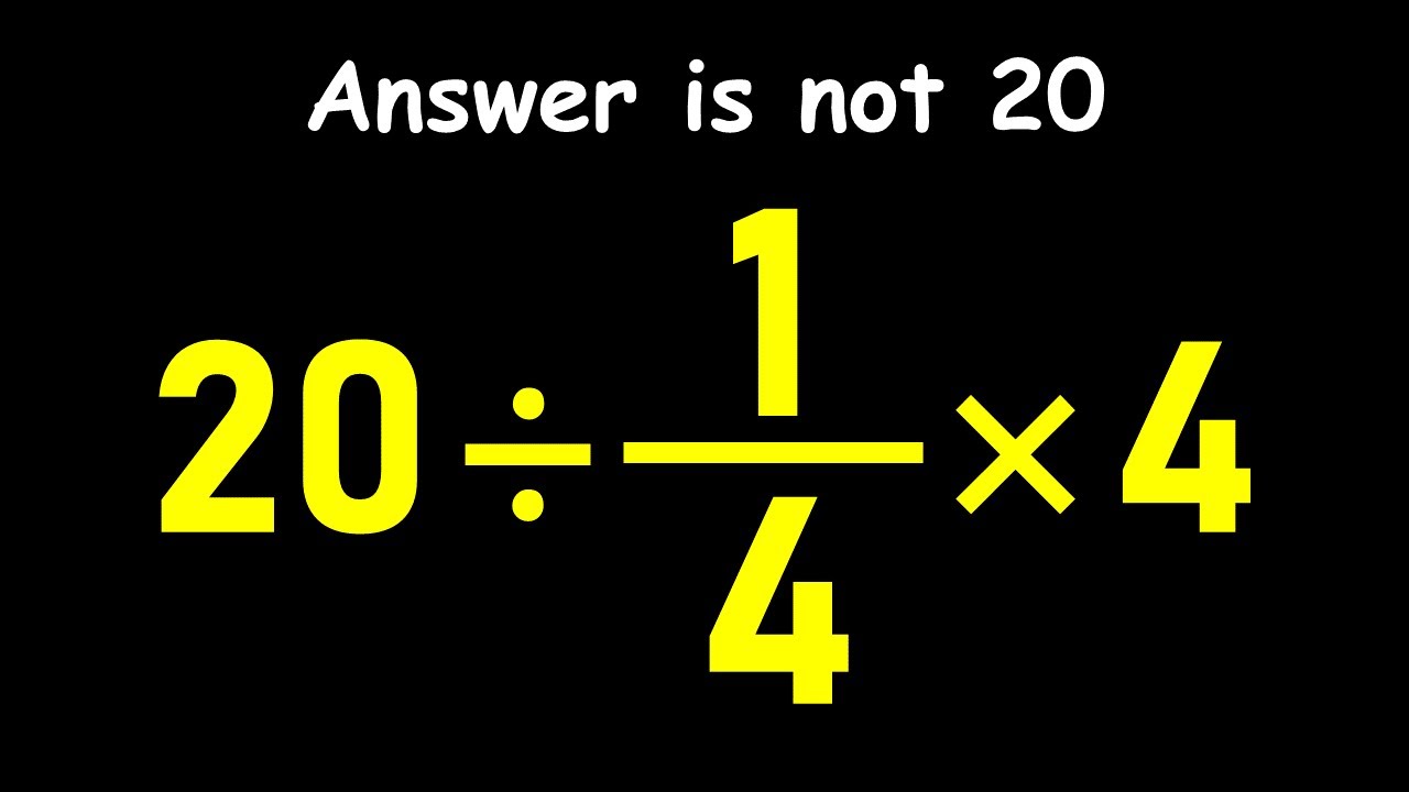 Can You Solve This Simple Math Problem?