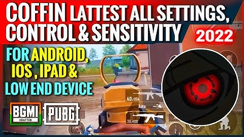 (NEW) Coffin 2.1 Sensitivity code 2022/Coffin 4 finger control code Bgmi/Pubg @Coffin