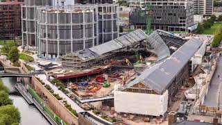 Time lapse video of Coal DropsYard, King's Cross