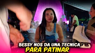 Bessy ya esta lista para entrar a la pista de patinaje. Kathy y Sapo andan peleando