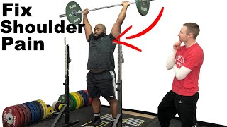 World's Strongest Man Competitor With Shoulder Pain (FULL FIX!)