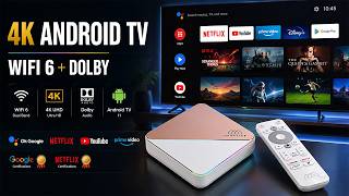HOMATICS Box R 4K Plus | 4K Android TV Box, WiFi 6 & Dolby