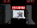イケメンはイケメンなりに苦労してる話 #shorts