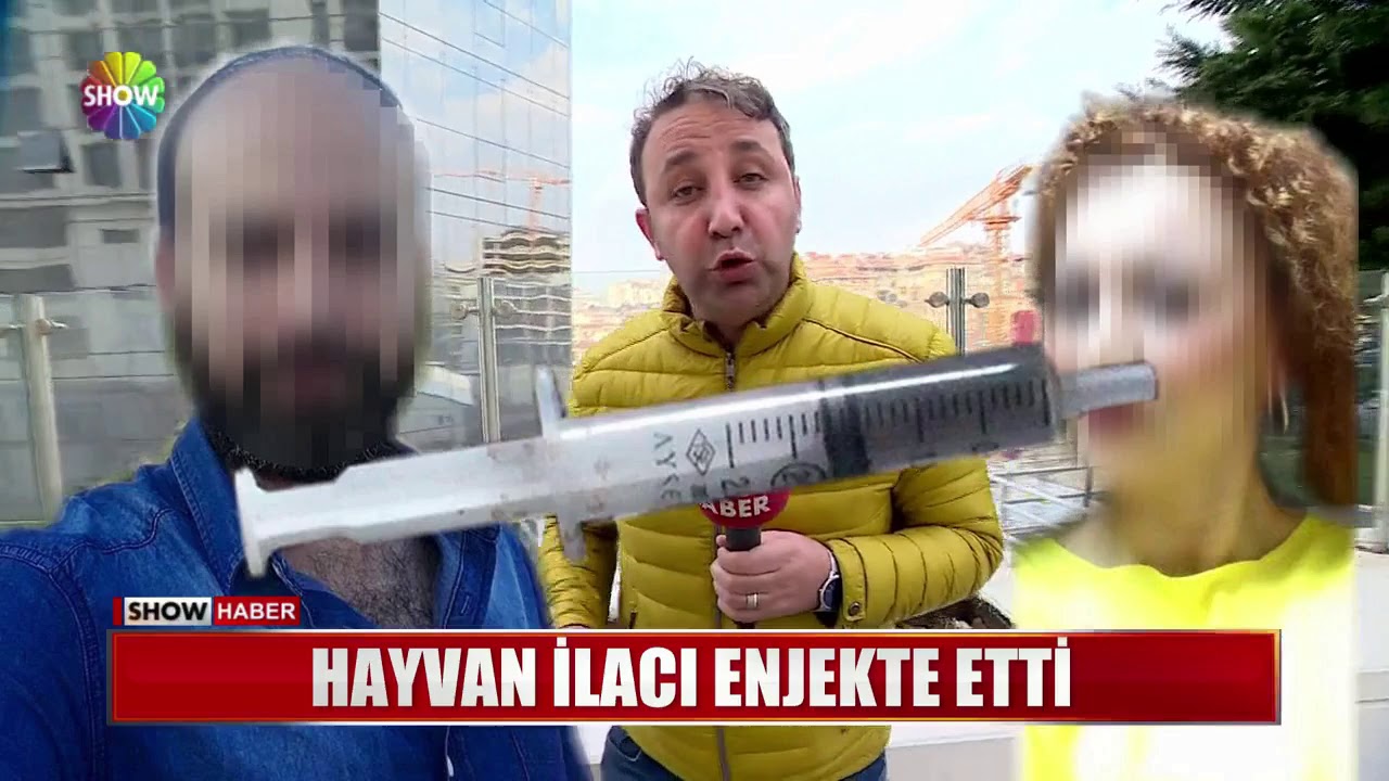 Hayvan ilacı enjekte etti YouTube