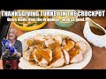Thanksgiving Turkey in the Slow Cooker with a delicious gravy Saving Oven Space