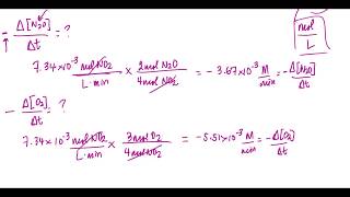 Rates of Appearance, Rates of Disappearance and Overall Reaction Rates