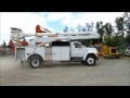 Sold ford f800 utility boom bucket truck altec aa600 50 man bidadoocom