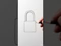 Beginner sketch lock| AI-made #sketch #youtubeshorts #aiart