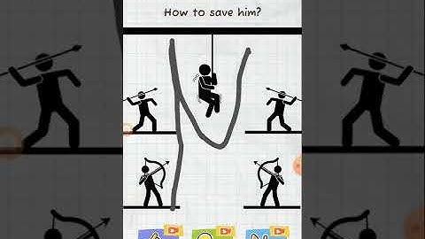 Draw 2 Save: Stickman Puzzle - All Levels Gameplay 36-70 Android,iOS