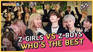 Z-GIRLS VS Z-BOYS WHO’S THE BEST? | NUGIRL TV