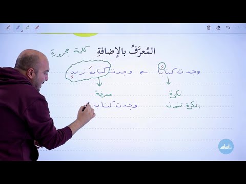 شرح درس المعرف بالإضافة كتاب الطالب عربي صف سابع الفصل الثاني الأستاذ إبراهيم حجاج