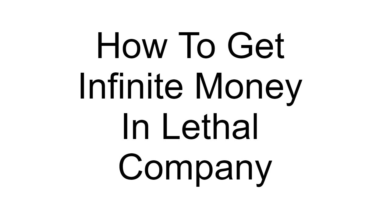 How To Get Infinite Money In Lethal Company With Cheat Engine - YouTube