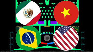 Launch the Rocket First - Watch Time Cup Marble Race #1