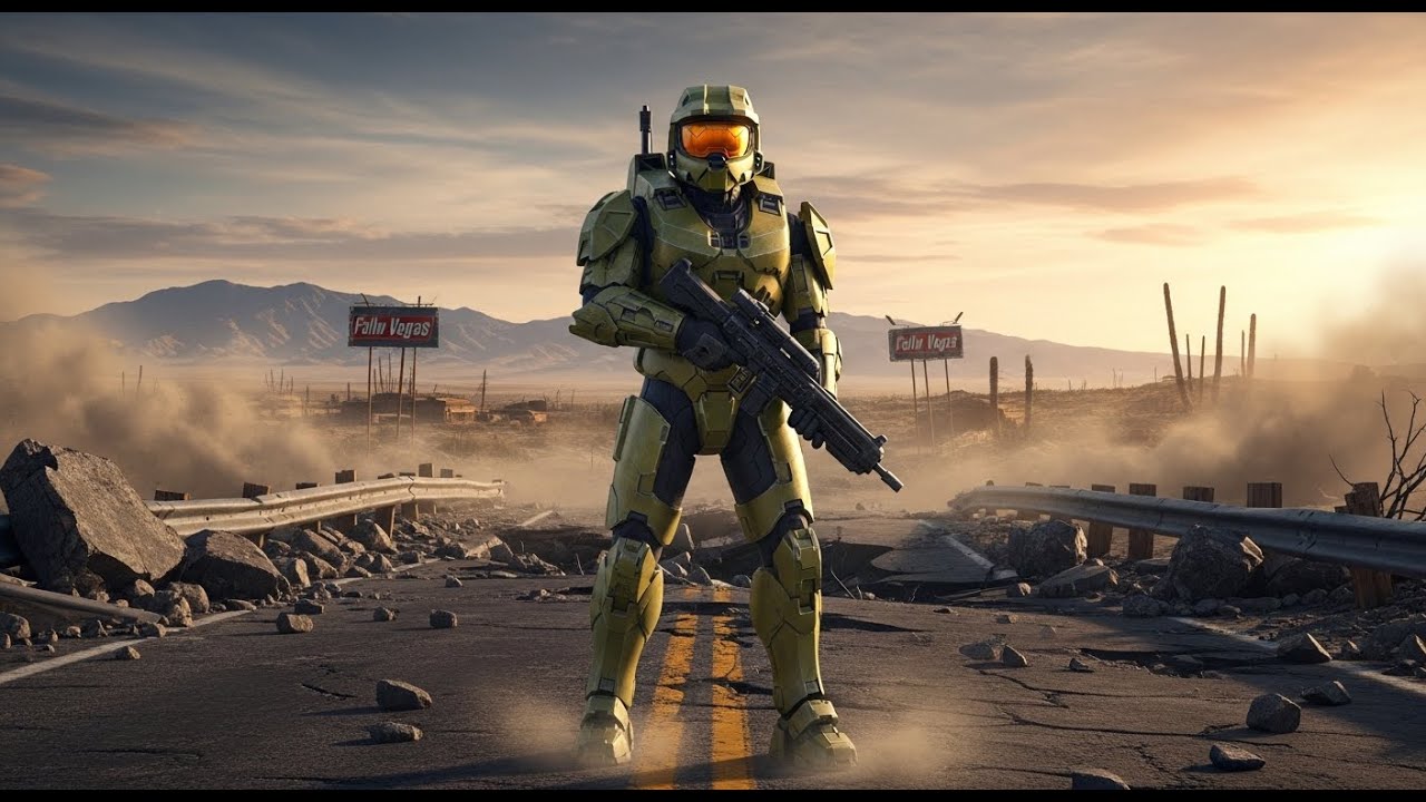 What If the UNSC Infinity Crashed in the Fallout: New Vegas Wasteland?