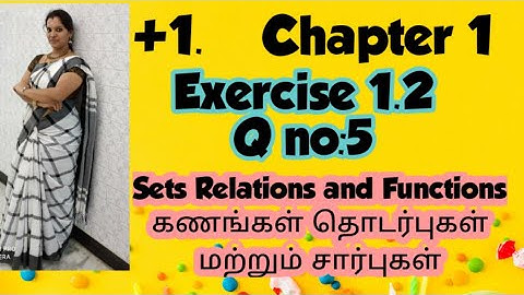 TN-11TH Maths/Exercise 1.2/Q no:5/Chapter 1/Sets Relations and Functions/New syllabus