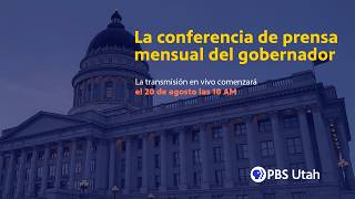 La conferencia de prensamensual del gobernador [20 de agosto, 2026]