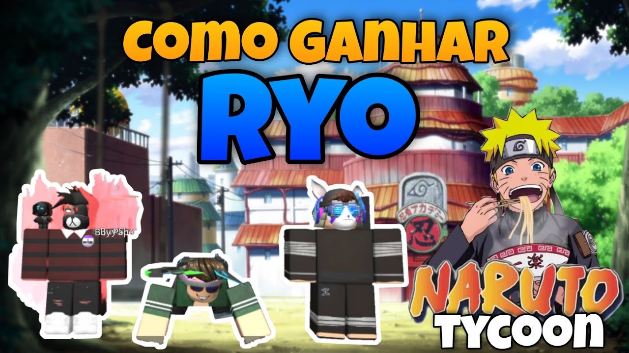 FÁBRICA DO NARUTO COM PODERES NO ROBLOX!! (Naruto Tycoon) 
