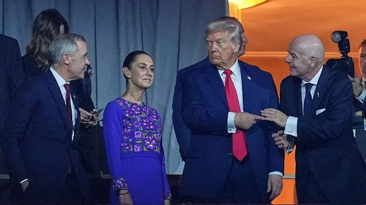 At World Cup draw, Trump meets with leaders of Canada and Mexico on immigration