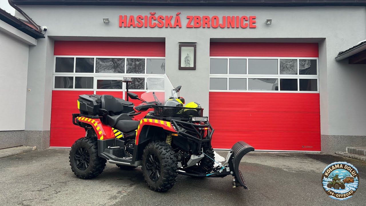 CF Moto Gladiator X1000 G2 ve službách hasičů v Tlučné 🚒👨‍🚒🧯(hasici.tlucna.cz )