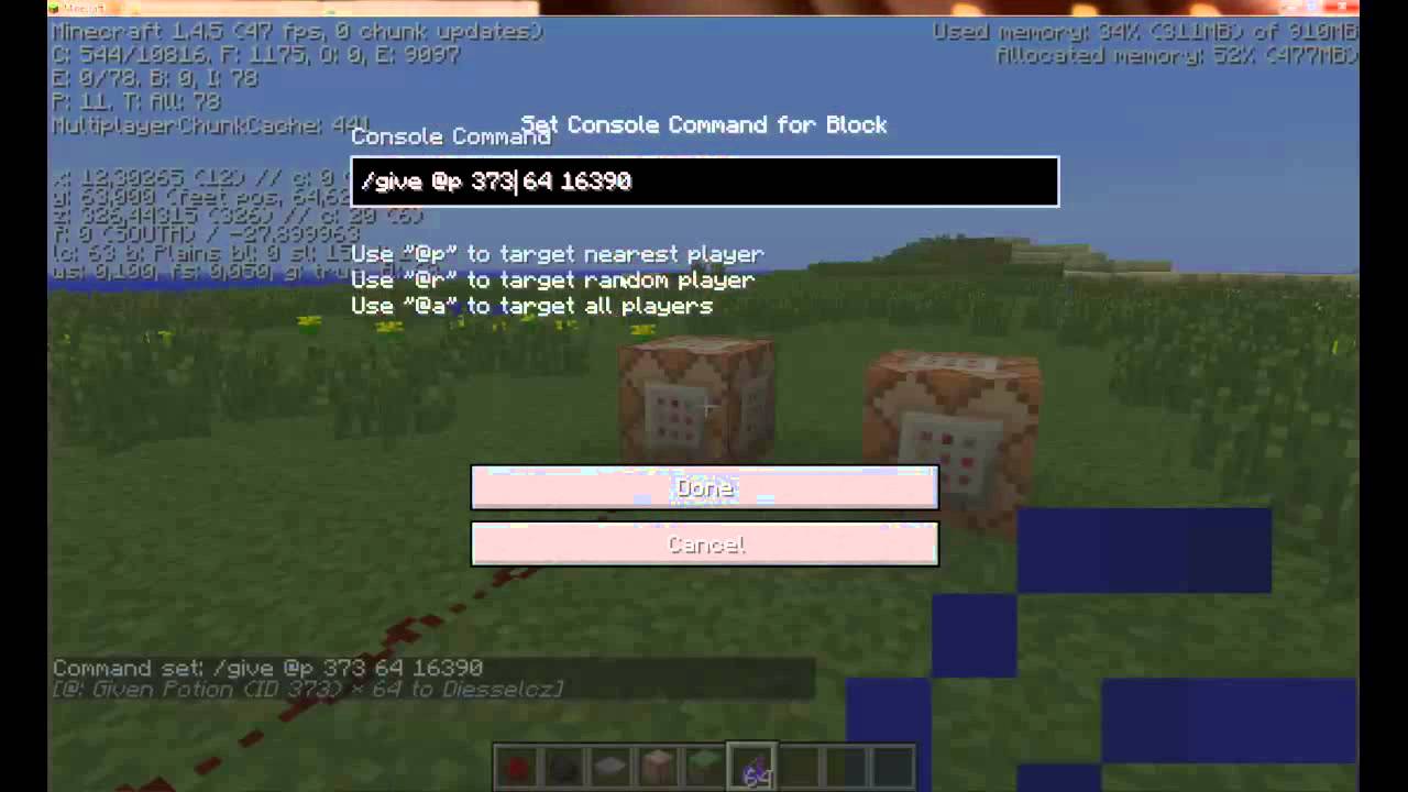 Zapaříme CZ - Let's play - Command block tutorial - YouTube