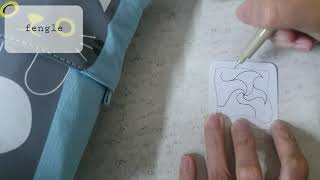 #81: fengle - Zentangle challenges ~ 禅绕画