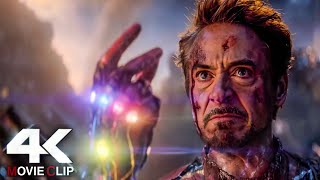 Iron Man Snap Scene 4k 60fps || Avengers: Endgame || Movie Clip || #Ironman #avengersendgame #marvel