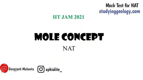 Geochemistry numericals || iit jam geology numericals || Deepjyoti Mahanta