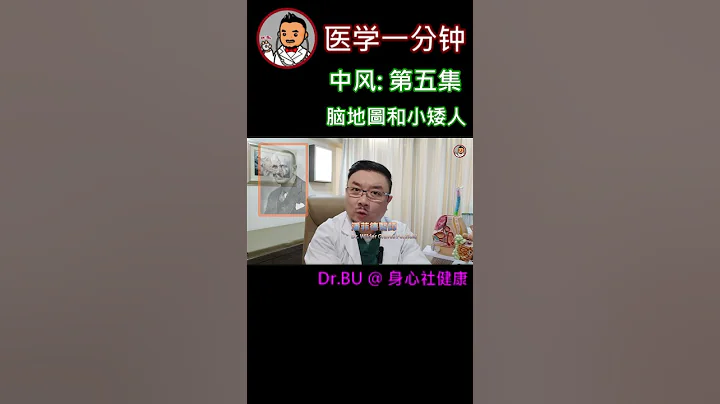 《 DrBU醫學一分鐘 》中風系列第五集: 腦地圖及小矮人 - 天天要聞