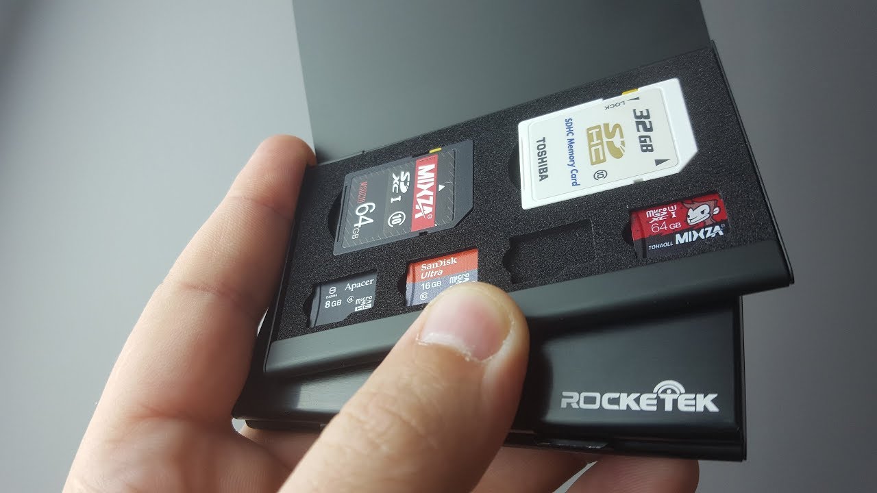 Кейс Rocketek для карт памяти SD и microSD - YouTube