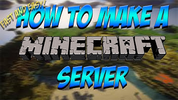 How To Make A Minecraft Server: 1.9/1.9.2/1.9.4 [TUTORIAL]